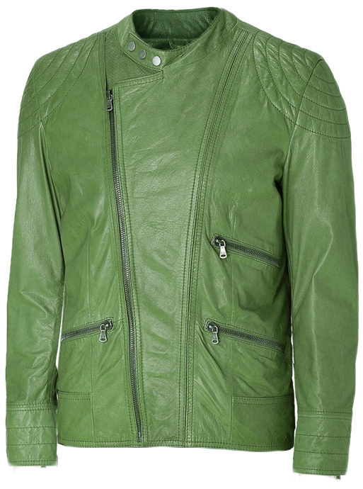 charming-green-leather-jacket-men (2) Charming Green Leather Jacket Men - Image 1
