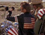 Easy Rider Peter Fonda USA Flag Biker Leather Jacket