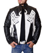 Eddie Brock Venom Black Leather Jacket - Image 4