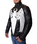 Eddie Brock Venom Black Leather Jacket - Image 5