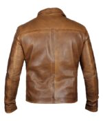 Expendable Rough Vintage Cognac Leather Jacket - Image 2