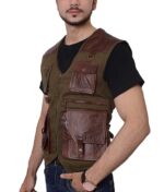 Jurassic World Fallen Kingdom Chris Pratt Brown Vest - Image 4