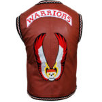 The Warriors Movie Brown Leather Vest