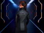 Cyberpunk Hexagonal Honeycomb Leather Jacket