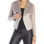 Women's Front Open Granite Leather Jacket