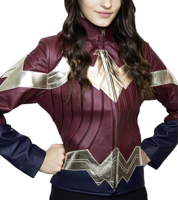 Wonder Women Diana Prince Leather Jacket