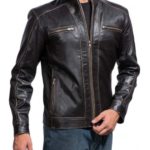 Hubert Brown Leather Jacket