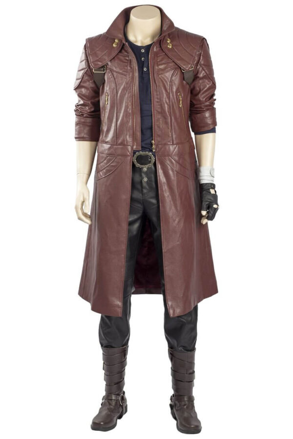 Dante DMC5 Aged Devil May Cry V Leather coat