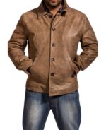 Dean Winchester Men's Supernatural Distressed Leather Jacket
