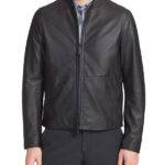Debonair Classy Black Leather Jacket