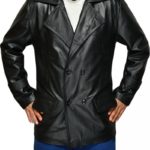 Doctor Who Black Leather Coat
