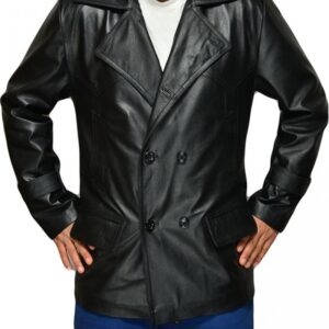 Doctor Who Black Leather Coat
