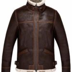 Resident Evil 4 Light Fur Leather Jacket