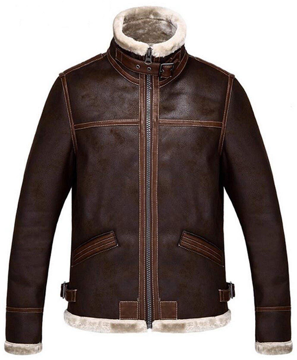 Resident Evil 4 Light Fur Leather Jacket