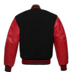 Varsity Red And Black Letterman Jacket