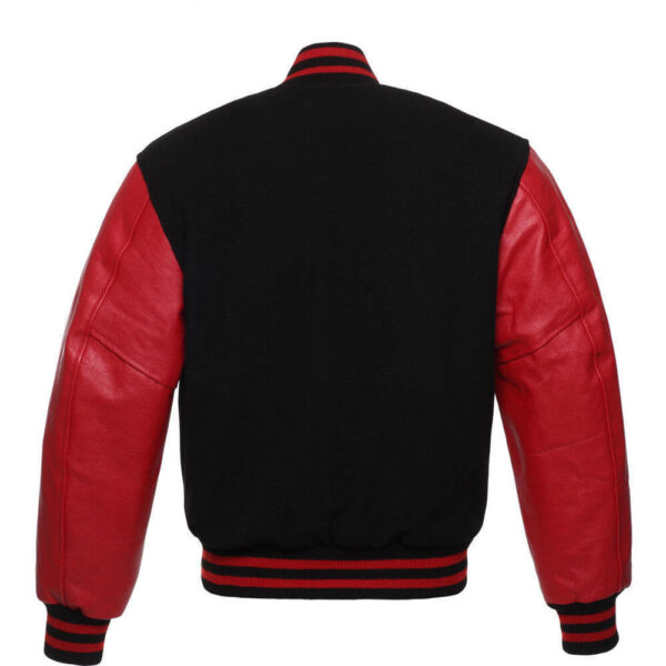 Varsity Red And Black Letterman Jacket