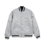 Vintage HUF Silver Easy Satin Jacket