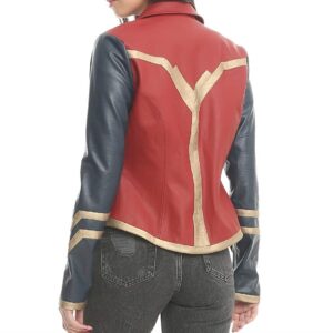 Marvel Wonder Woman Cosplay Leather Jacket