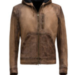 Clark Kent Premium Brown Leather Jacket