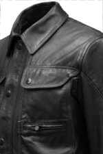 Side angle of Kensington jacket showing tailored fit and sleeve panels