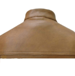 Men's Real Cow Leather Brown Motorcycle Vest - Image 4