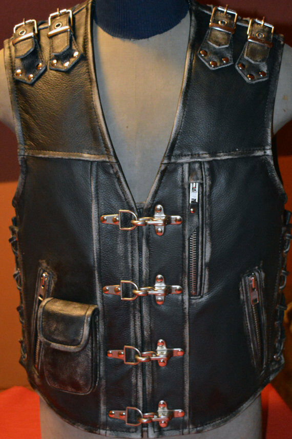 handmade-mens-motorcycle-vest-leather Handmade Men's Motorcycle Vest Leather - Image 1