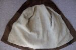 Men's Brown Vintage Sheepskin Warm Leather Coat - Image 7