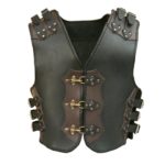 Mens Mercenary Handmade Genuine Leather Biker Vest