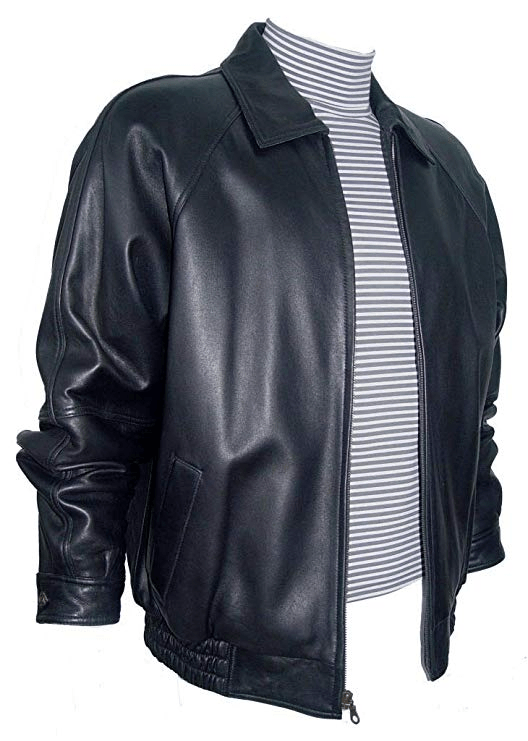 mens-soft-premium-leather-bomber-jackets-coats Men's Soft Premium Leather Bomber Jackets & Coats - Image 1