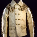 Native American Handmade Elkskin Vintage Fringed Leather Coat Jacket