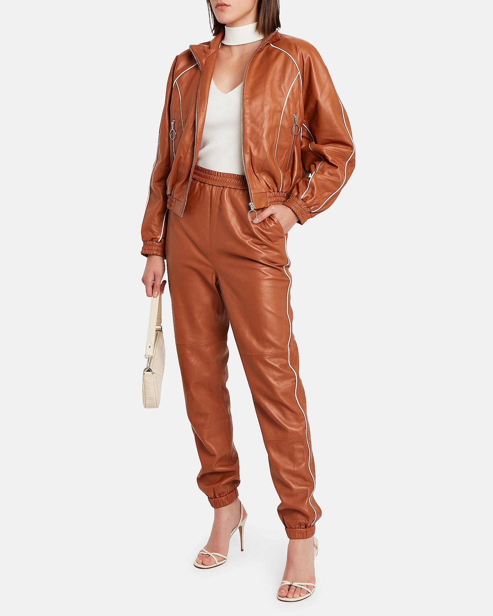 Women's Brown Leather Jacket (Copy) - Maker of Jacket