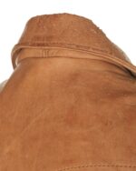 Women's Vintage 70's Tan Western Leather Jacket - Image 3