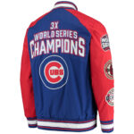 Chicago Cubs 3X World Series Champions Varsity Jacket