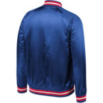 Chicago Cubs Jeff Hamilton Blue Satin Full Snap Jacket
