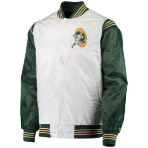 Green Bay Packers Historic Logo Renegade Satin Jacket