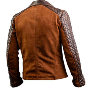 Cafe Racer Stylish Biker Brown Leather Jacket