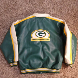 Vintage NFL Green Bay Packers Leather Jacket