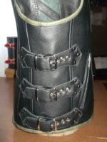 Black Biker Genuine Leather Vest. - Image 6