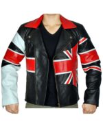 British Flag Leather Jacket