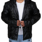 Fancy Black Hoodie Jacket