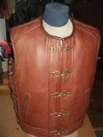 Handmade Motorcycle Vest Genuine Leather