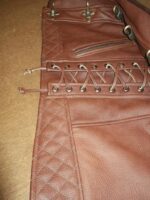 Handmade Motorcycle Vest Genuine Leather - Image 4
