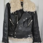 Men's Black Fur Leather Jacket