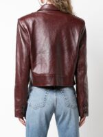 Women's Brown Leather jacket - Image 5
