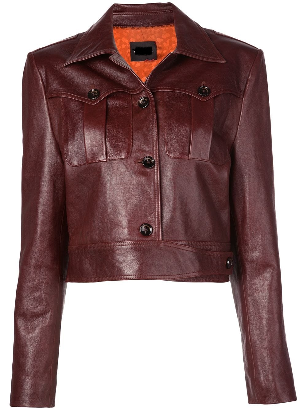 womens-brown-leather-jacket-2 Women's Brown Leather jacket - Image 1