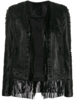 Women's Fringe Leather Jacket