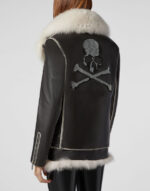 Women's Fur Leather Jacket - Image 5