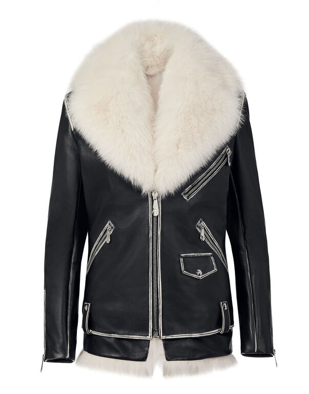 womens-fur-leather-jacket (5) Women's Fur Leather Jacket - Image 1
