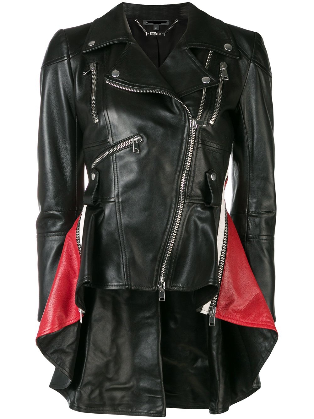 Edgy black fringed moto jacket with a belted waist and bold tassel embellishments for fashion-forward outerwear. Edgy black fringed moto jacket with a belted waist and bold tassel embellishments for fashion-forward outerwear.