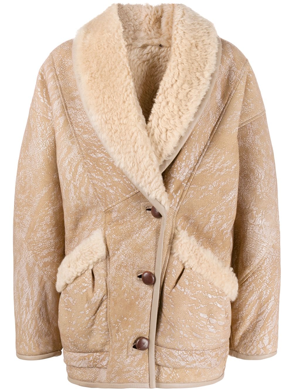 womens-shearling-lined-leather-jacket Women's Shearling Lined Leather Jacket - Image 1